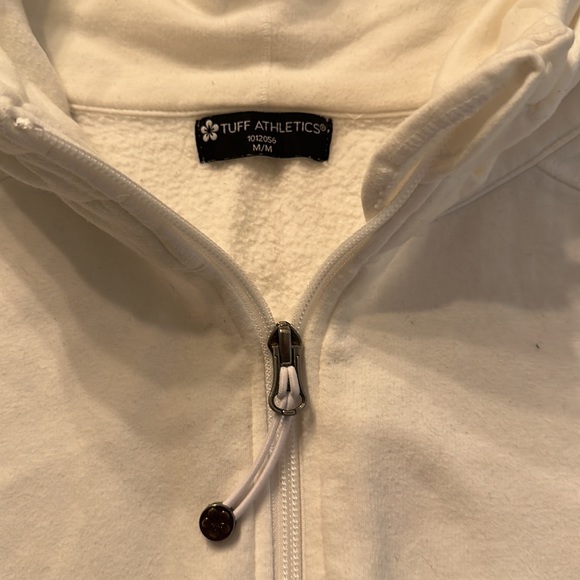 #20 Tuff Athletics Jacket off-white size Medium - Picture 2 of 3